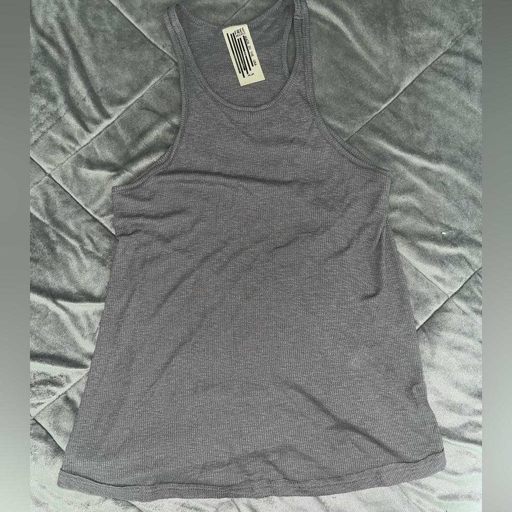 Free People Grey tank top